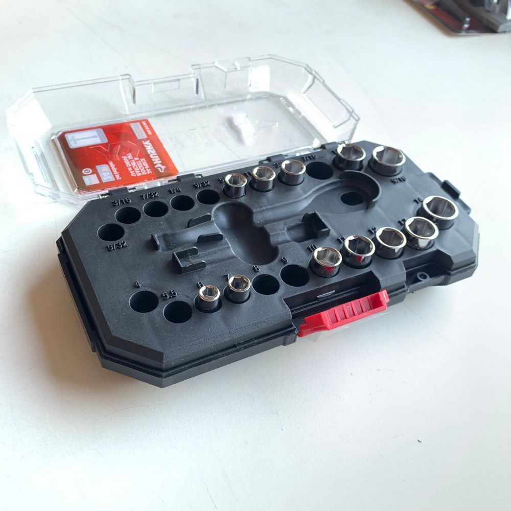 1/4 in. Drive Ratchet SAE/Metric Standard Socket Set (24-Piece) (H4D24PCSWS) 1/4 in. Drive Ratchet SAE/Metric Standard Socket Set (24-Piece) (H4D24PCSWS)